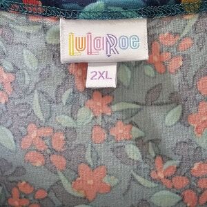 LuLaRoe Floral Print Top - 2XL